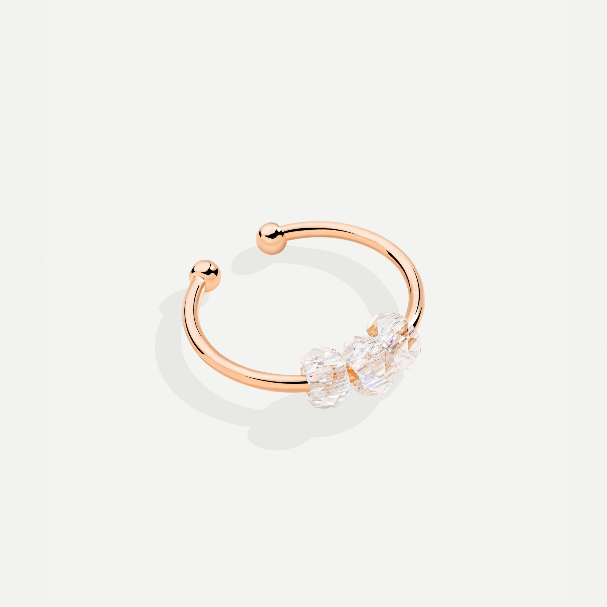 Crysta Trio Ring Roségold