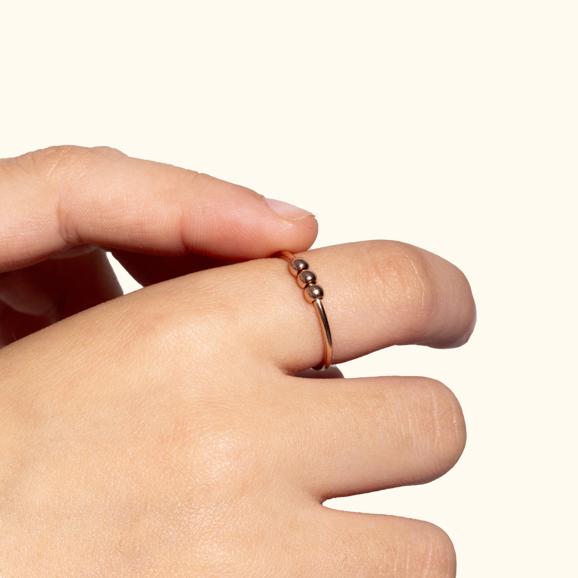 Bague Anti Stress Enfant Chill Or Rose